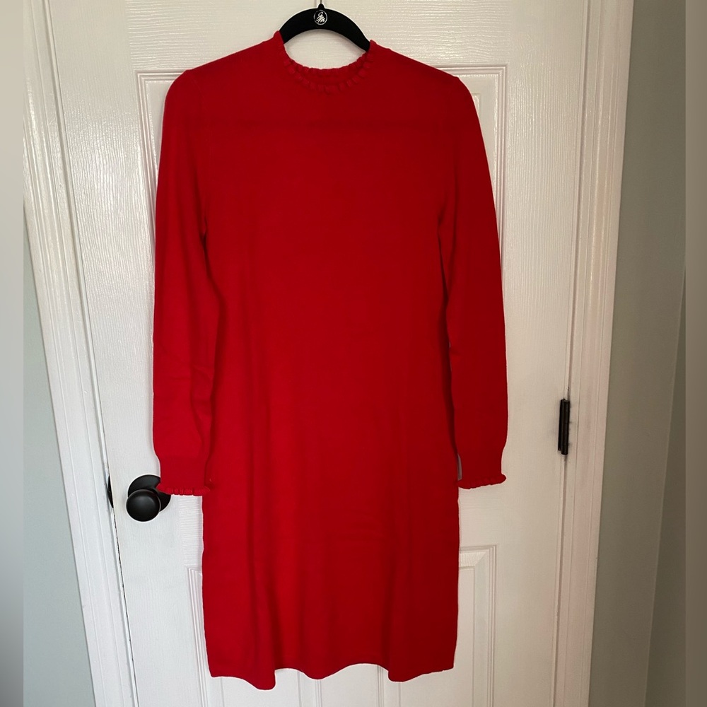 Boden Lara Knitted Dress 6 NWT wool, cotton, cashmere
